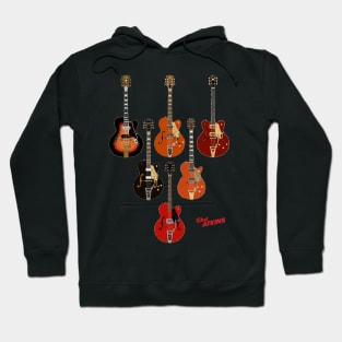 Chet Atkins Iconic Guitars Hoodie